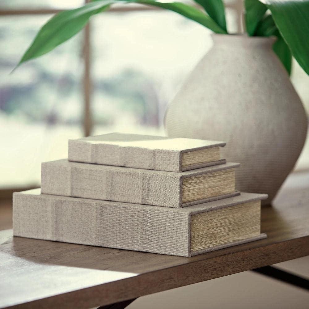 Ebern Designs Kepir 3 Piece Fabric Book Box Set