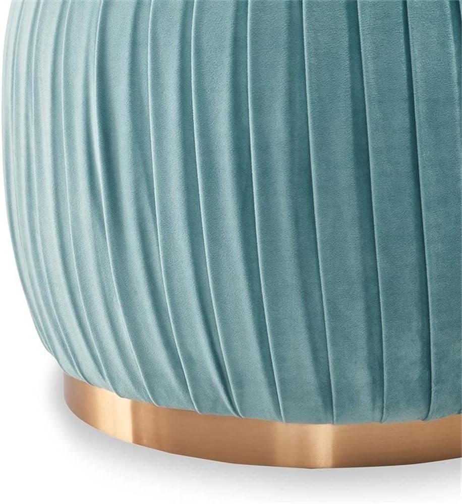 Adore Decor Adore Pleated Ottoman