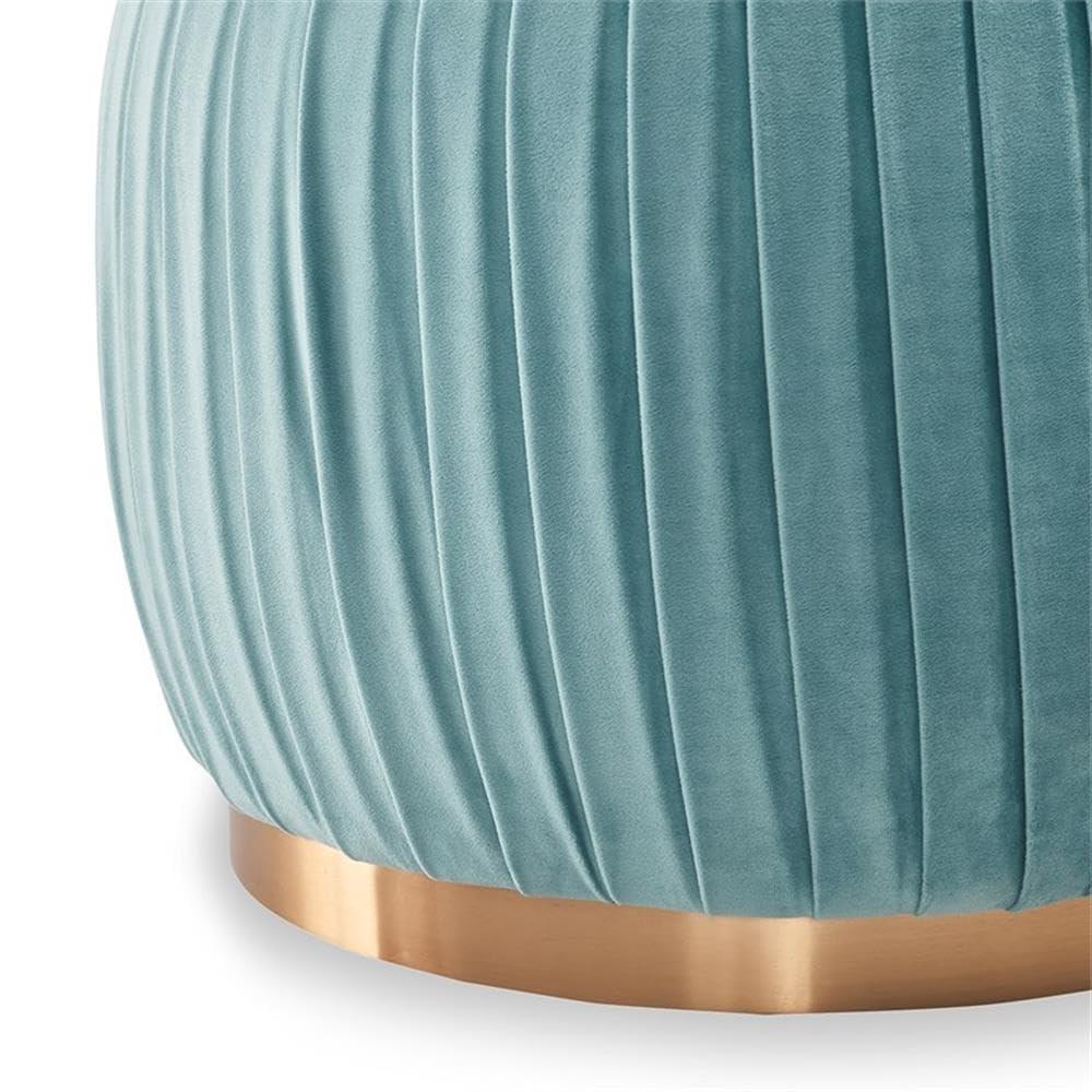 Adore Decor Adore Pleated Ottoman