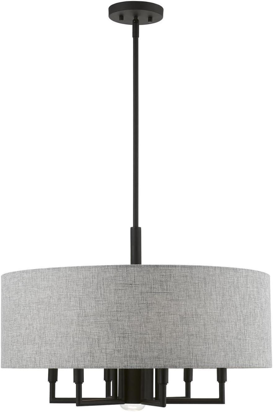 Livex Lighting Dakota 7 - Light Pendant in  Black