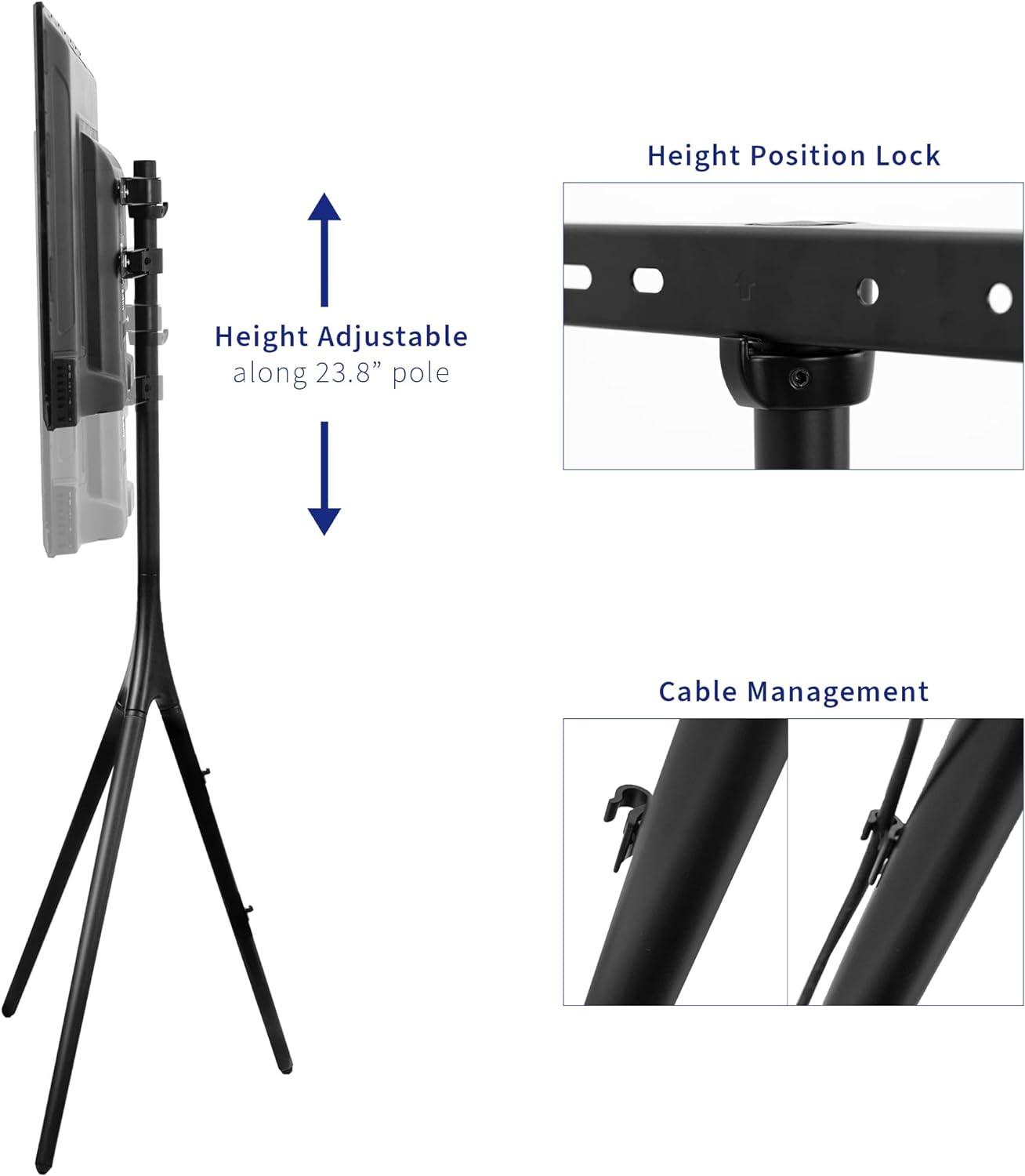 Vivo VIVO Easel Studio TV Floor Stand for 45" - 65" Screens (TV65A series)