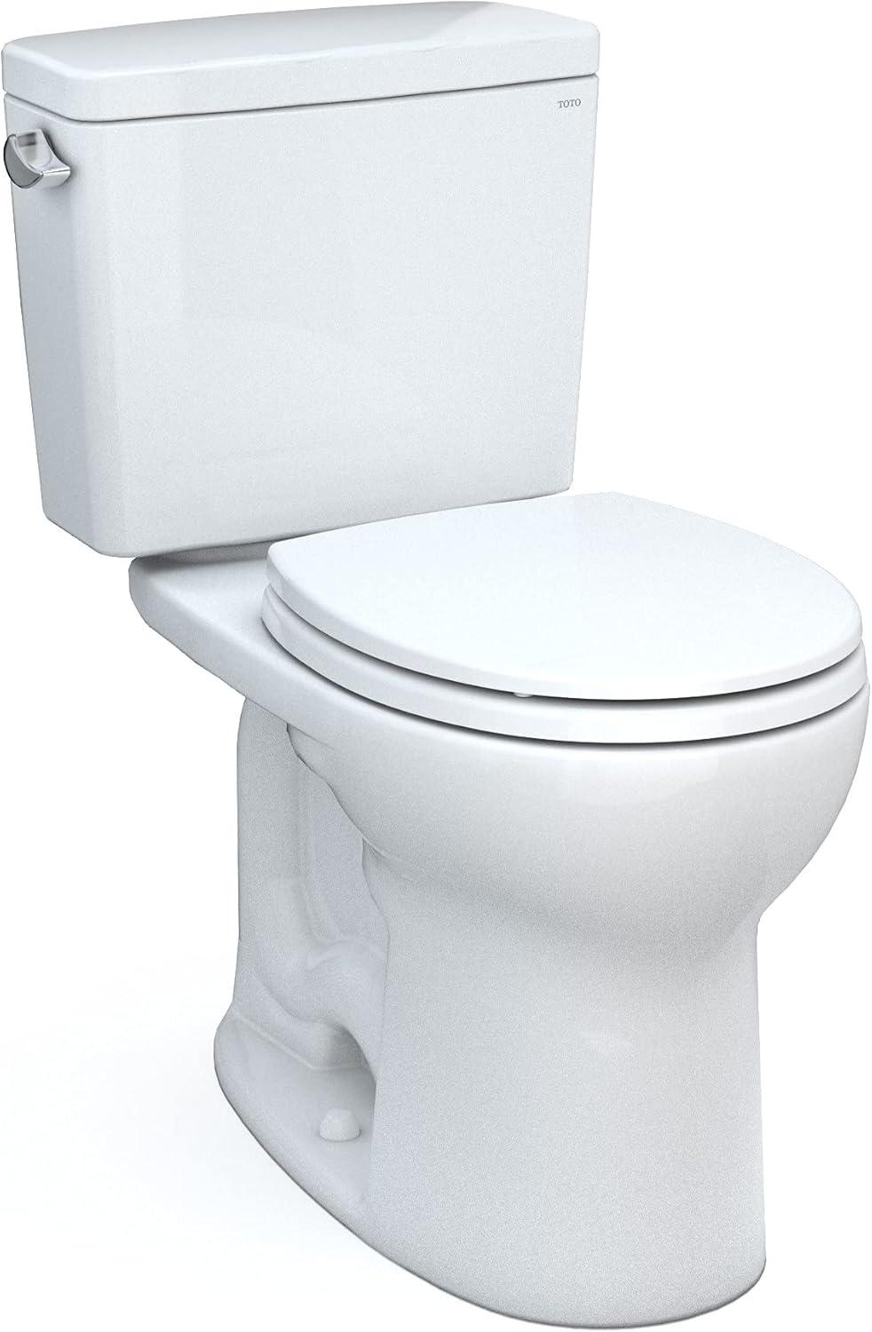 Drake Two Piece Round 1.6 Gpf Universal Height Toilet with Wax Ring