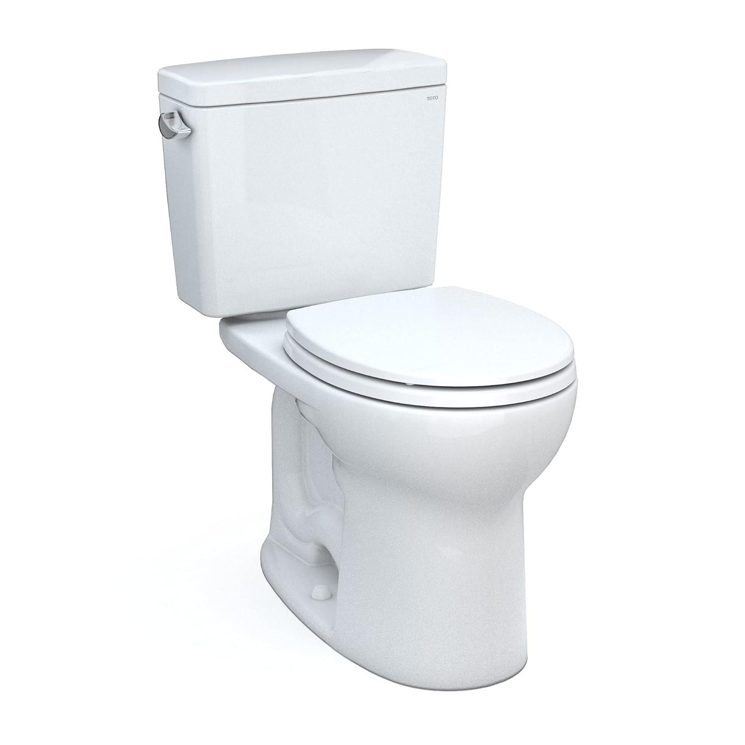 Drake Two Piece Round 1.6 Gpf Universal Height Toilet with Wax Ring