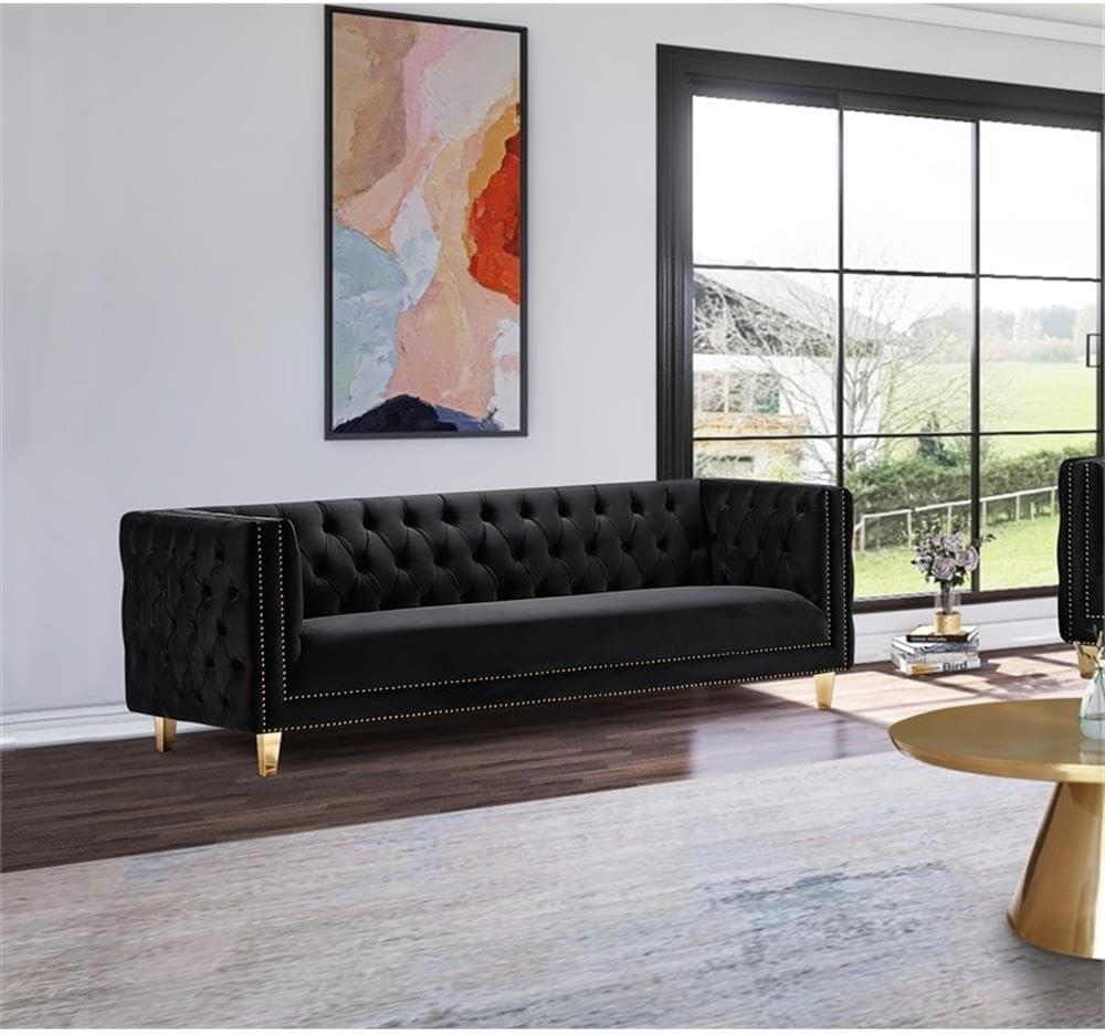 Sickels 90'' Velvet Sofa