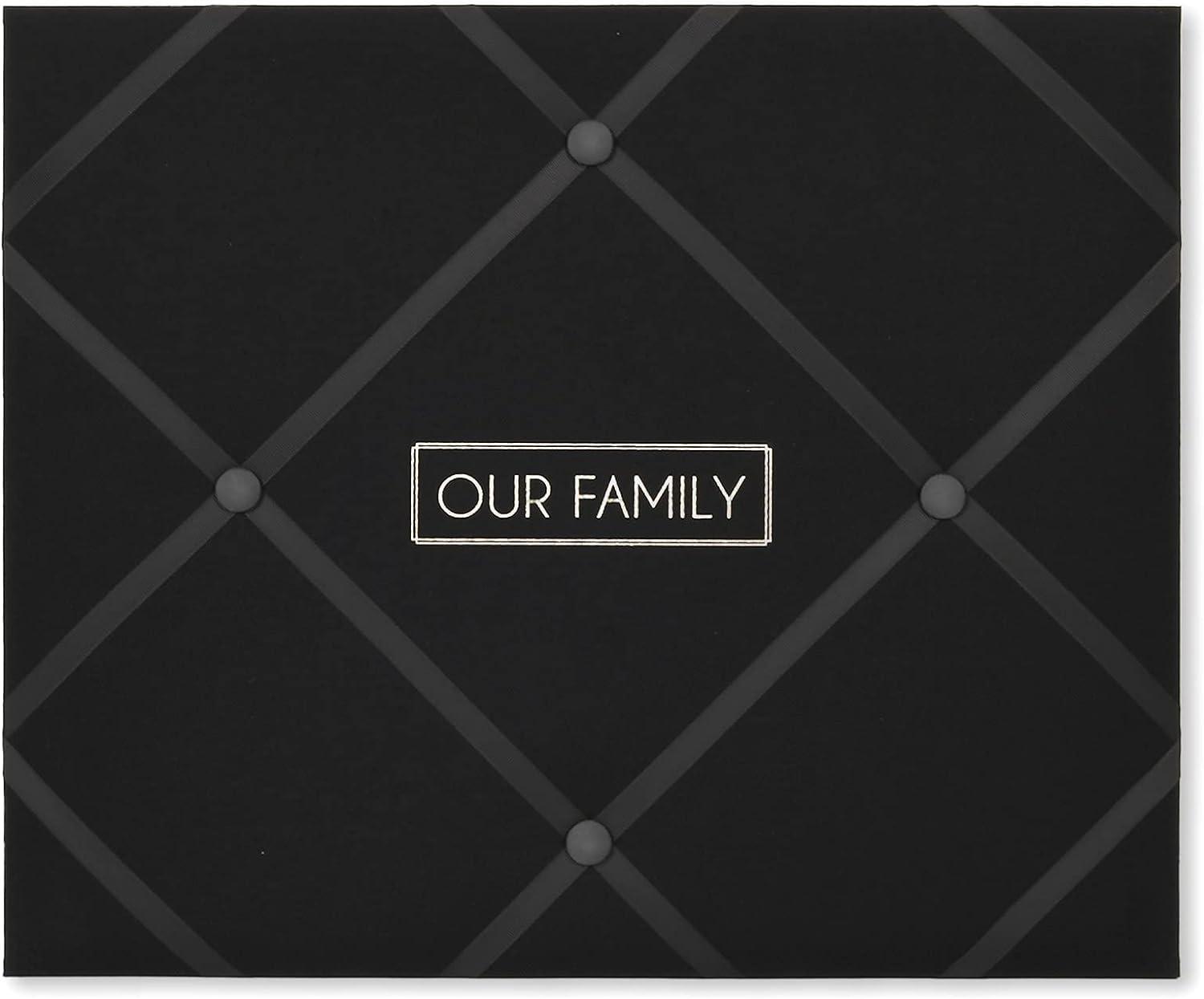 New View 16" x 19" Our Family Memo Board: Modern Wall-Mounted Photo Display, Holds Multiple Images