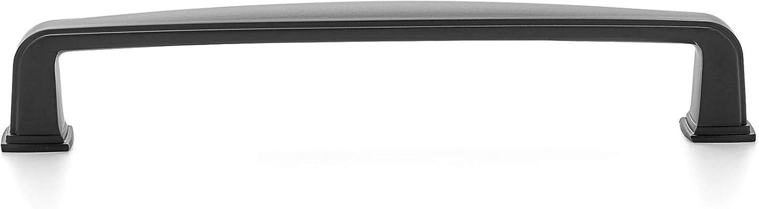 Matte Black 5-Inch Zinc Alloy Cabinet Bar Pulls