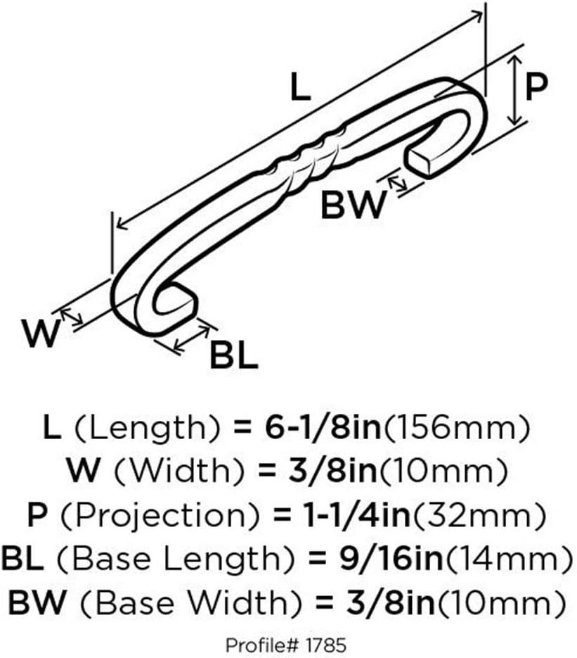 Inspirations 5 1/16" Center to Center Arch Pull