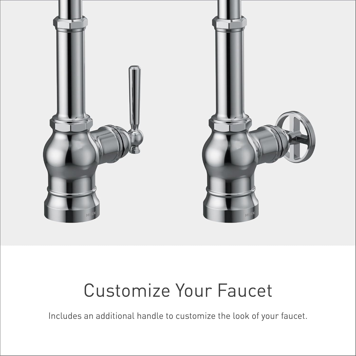 Paterson Smart Faucet Touchless Pull-Down Sprayer Kitchen Faucet with Voice and Motion Control