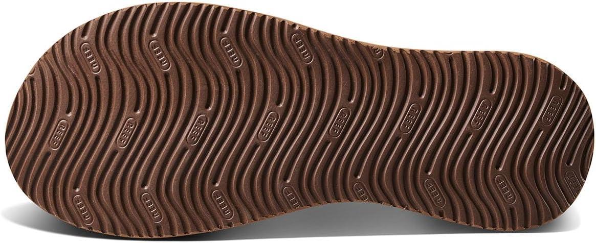 Men's Black and Brown Genuine Leather Casual Flip-Flops