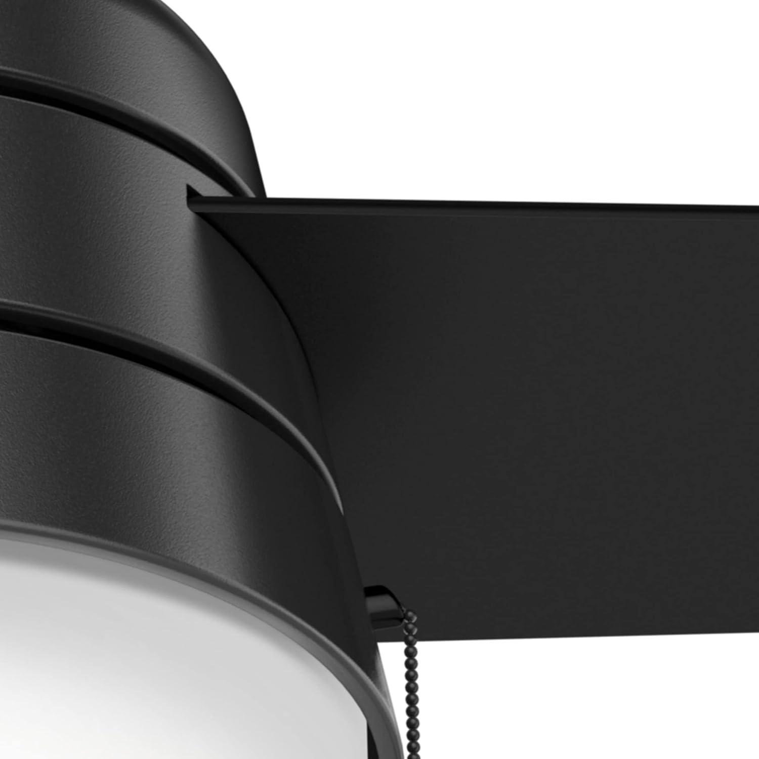 Aker 36" 3 - Blade Standard Ceiling Fan with Lights and Pull Chains