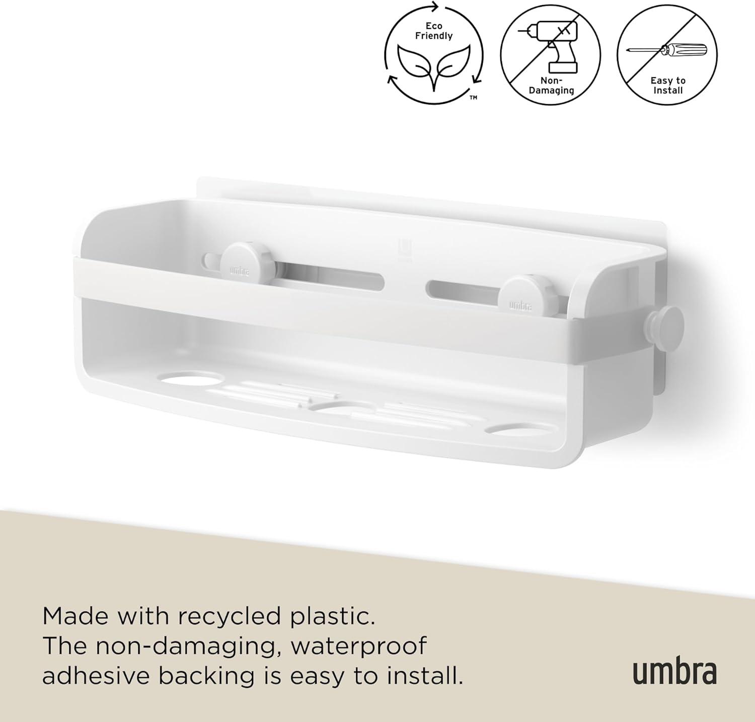 Flex Adhesive Adhesive Shower Basket