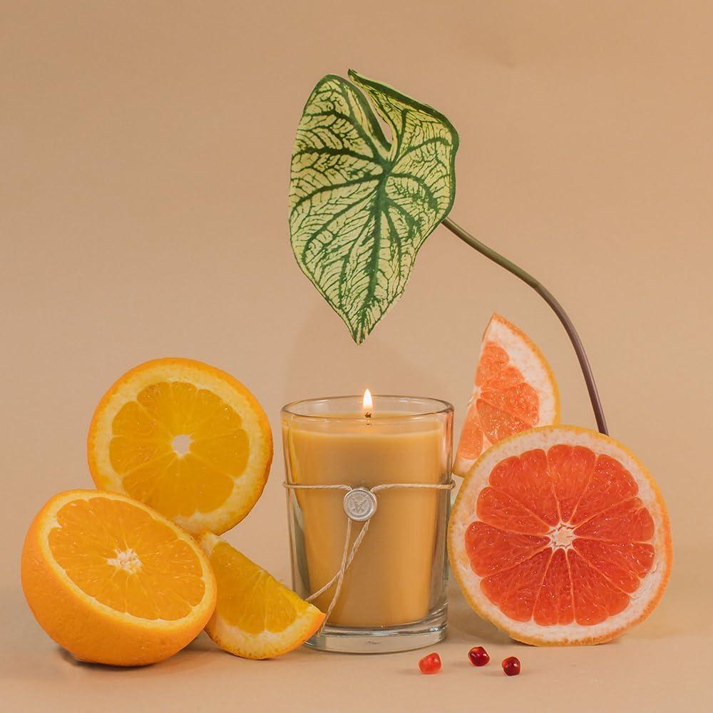 Votivo Red Currant 6.8 oz Aromatic Candle | Soy Wax Blend | Luxury Glass Jar Scented Candle & Box | Candles for Home Scented | Long Burning & Highly Scented