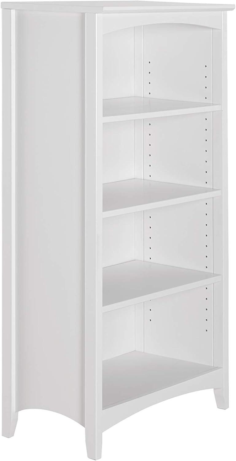 Shaker Style Bookcase - 48"H - White Finish