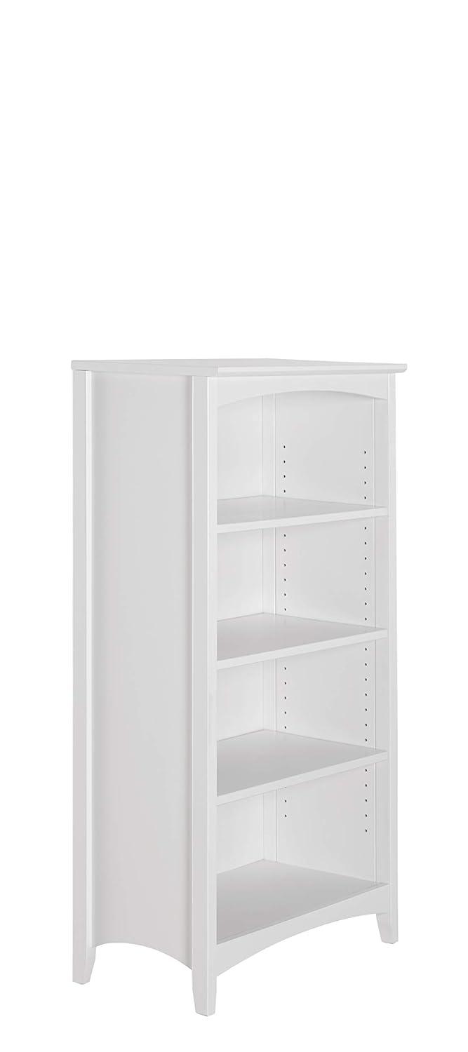 Shaker Style Bookcase - 48"H - White Finish