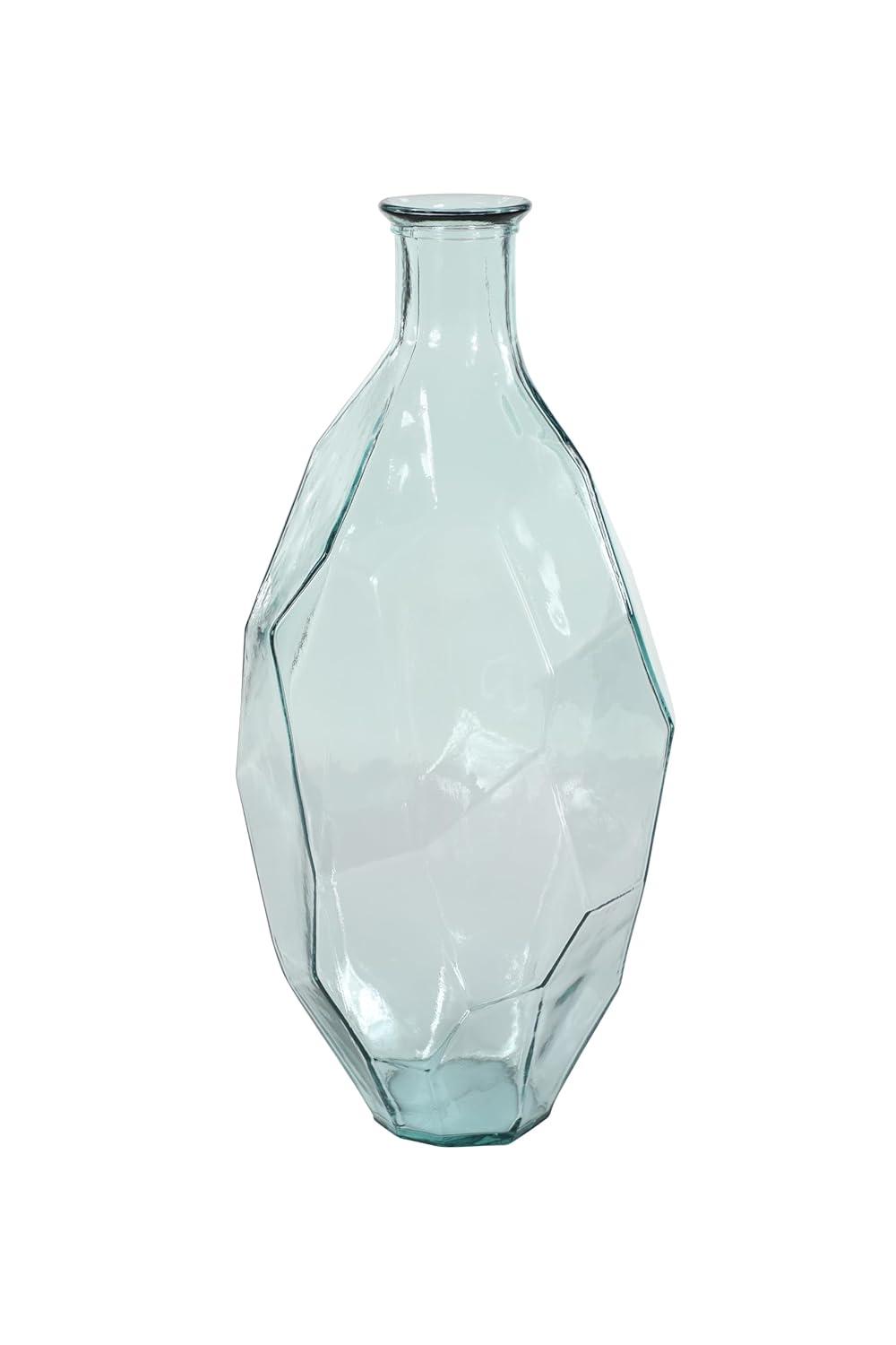DecMode 23" Spanish Recycled Glass Vase