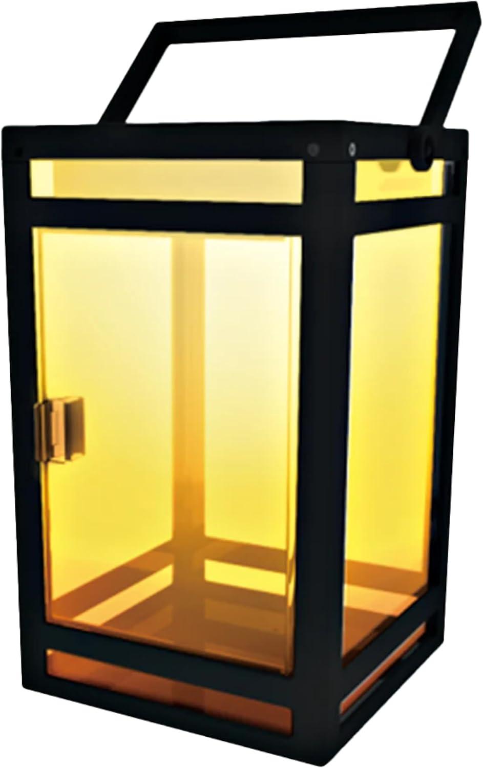 7.87'' Solar Powered Integrated LED Color Changing Outdoor Lantern