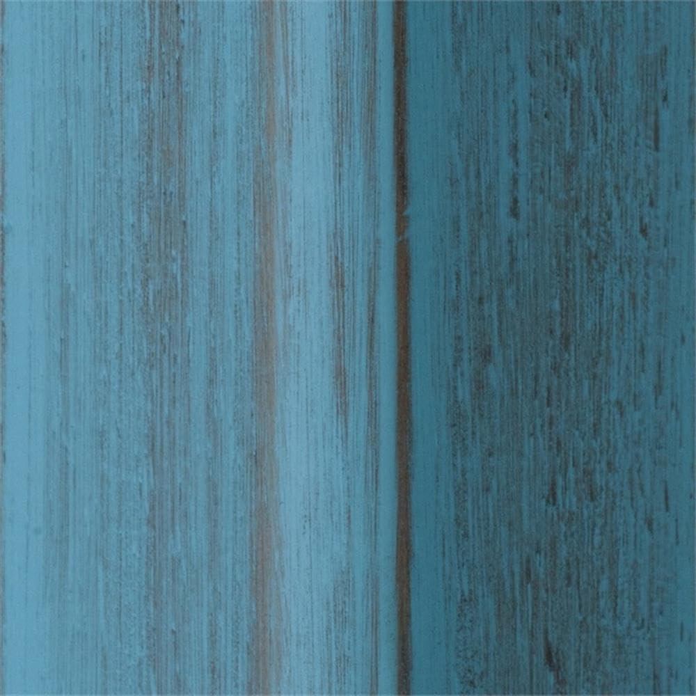 24" Ivy Counter Height Barstool Light Blue/Brown - Winsome: Farmhouse Style, Round Seat, Wood Frame