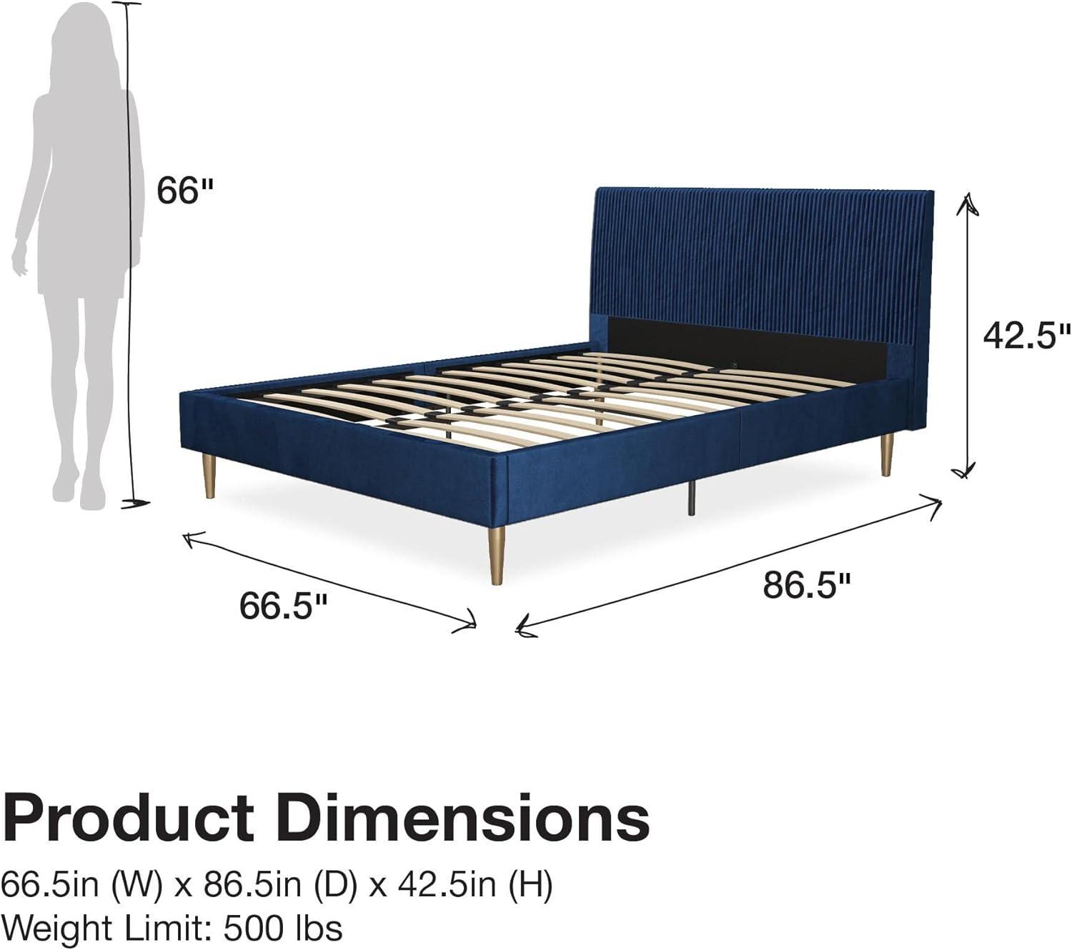 Daphne Upholstered Platform Bed