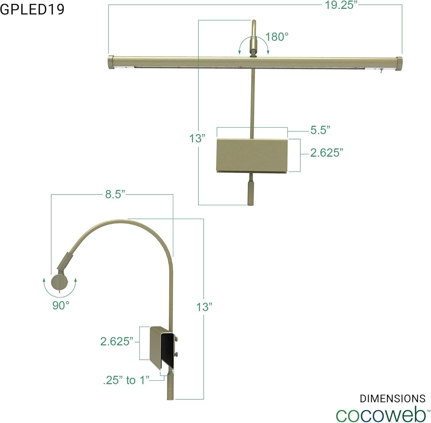 Metal Piano Lamp