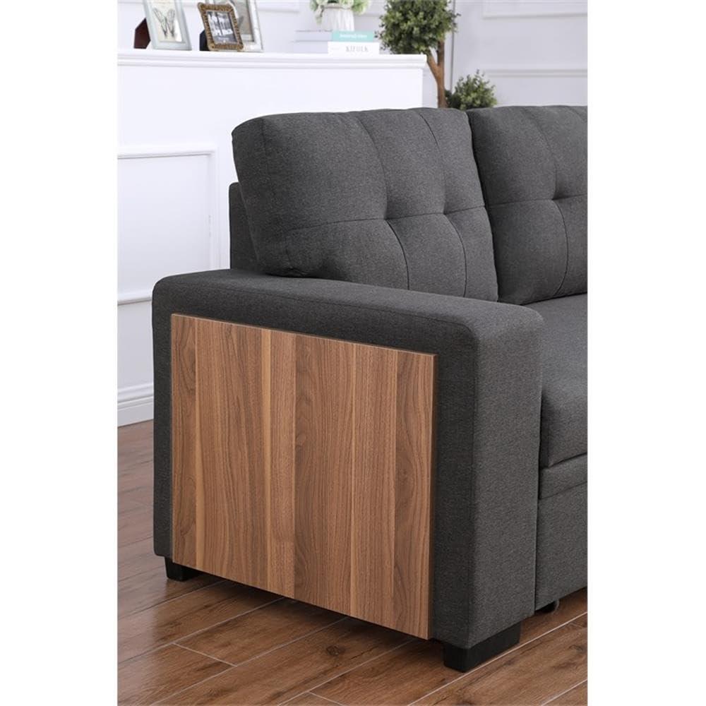 DEVION Furniture 3 - Piece Upholstered Sectional