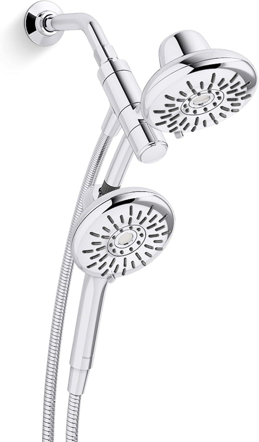 Kohler 1.75 GPM Bellerose 2-in-1 multifunction showerhead, Polished Chrome