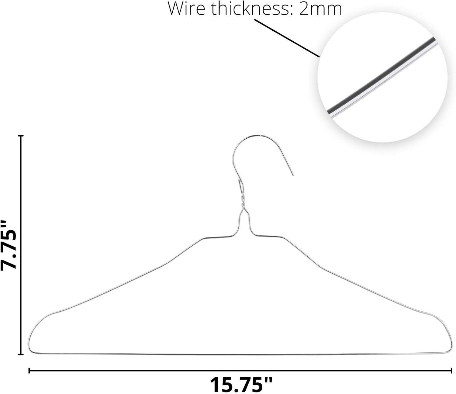Mr. Pen Wire Metal Clothing Hangers, 10 Pack