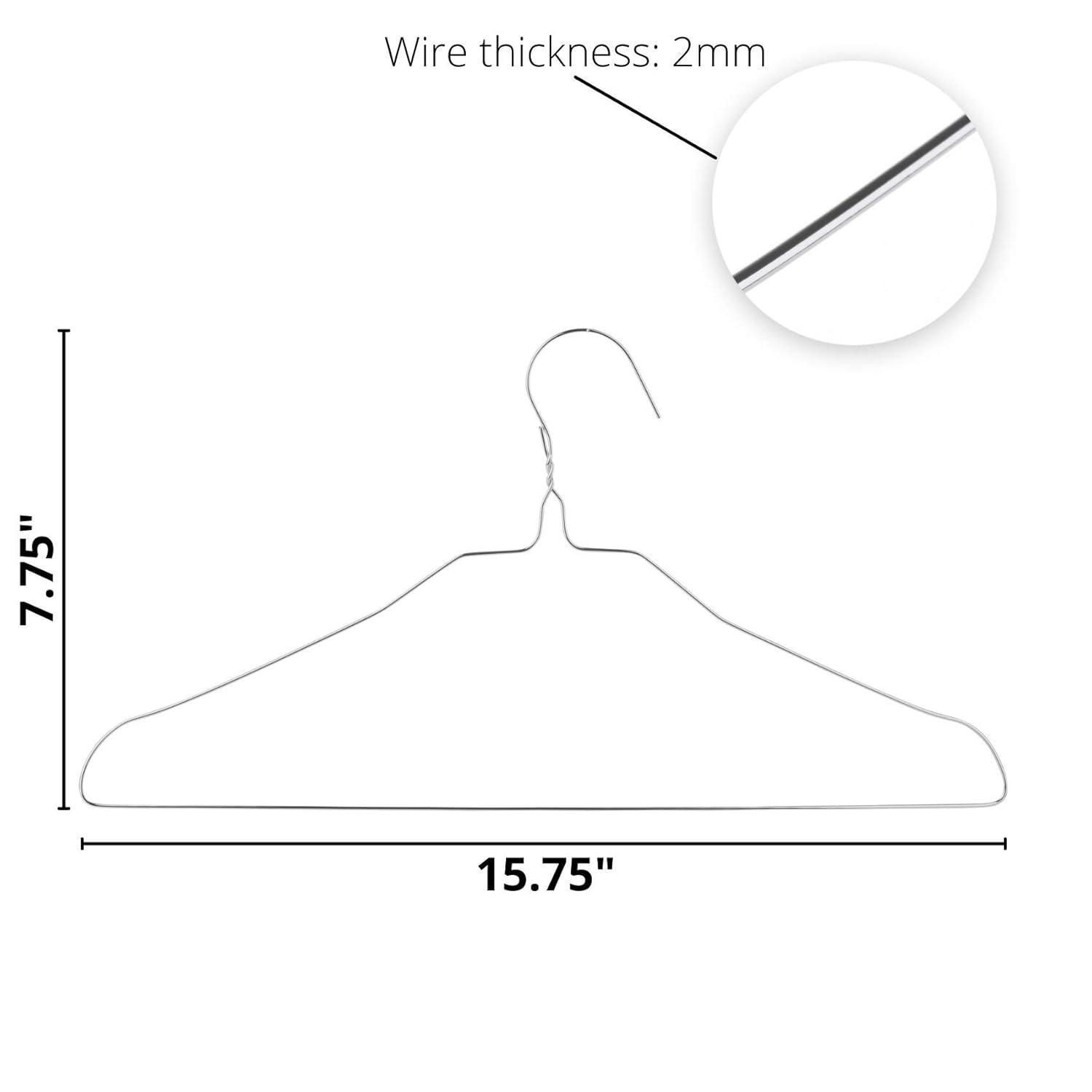 Mr. Pen Wire Metal Clothing Hangers, 10 Pack