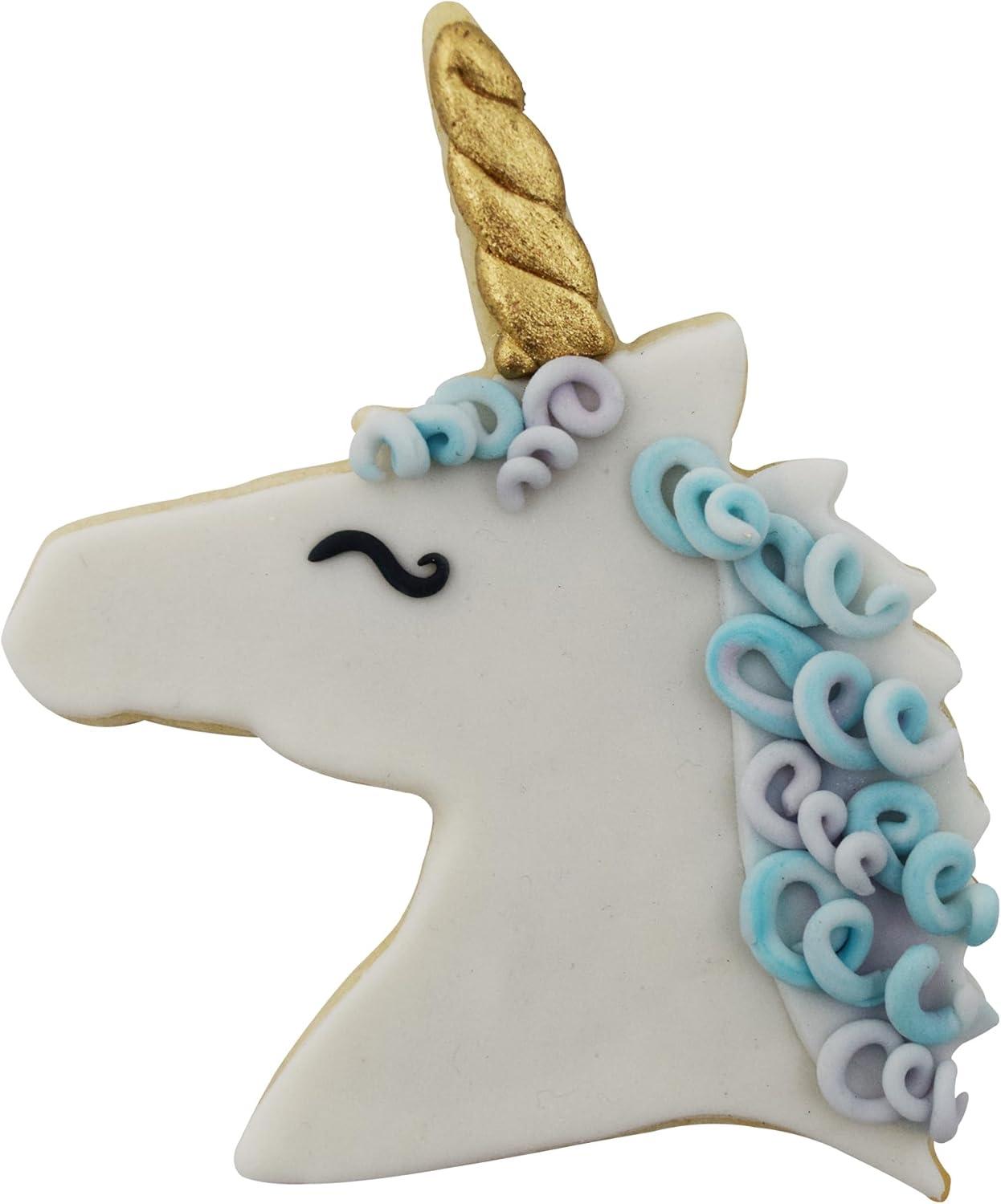 R&M Cortador de Galletas Internacional Unicorn Head de 4,75"