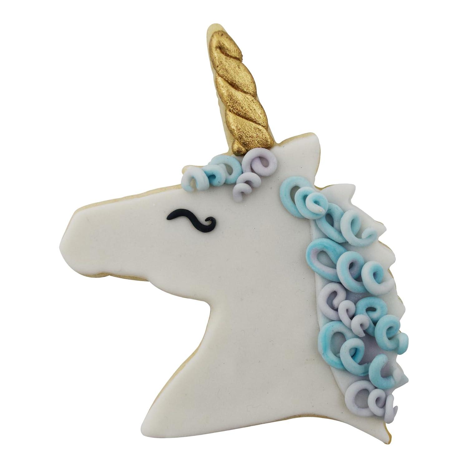 R&M Cortador de Galletas Internacional Unicorn Head de 4,75"