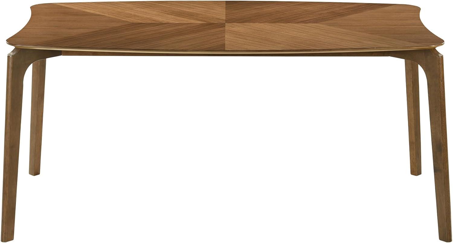 Kalia Wood Dining Table in Walnut Finish