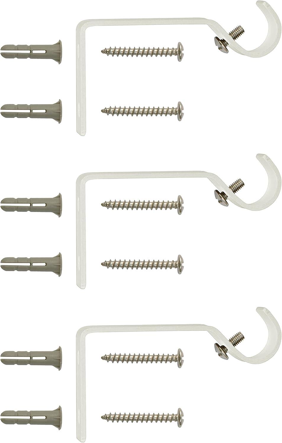 Wayfair Basics Petite Café Ball End Curtain Rod, 28-48" or 48-84" Adjustable Length, 7/16" Dia.