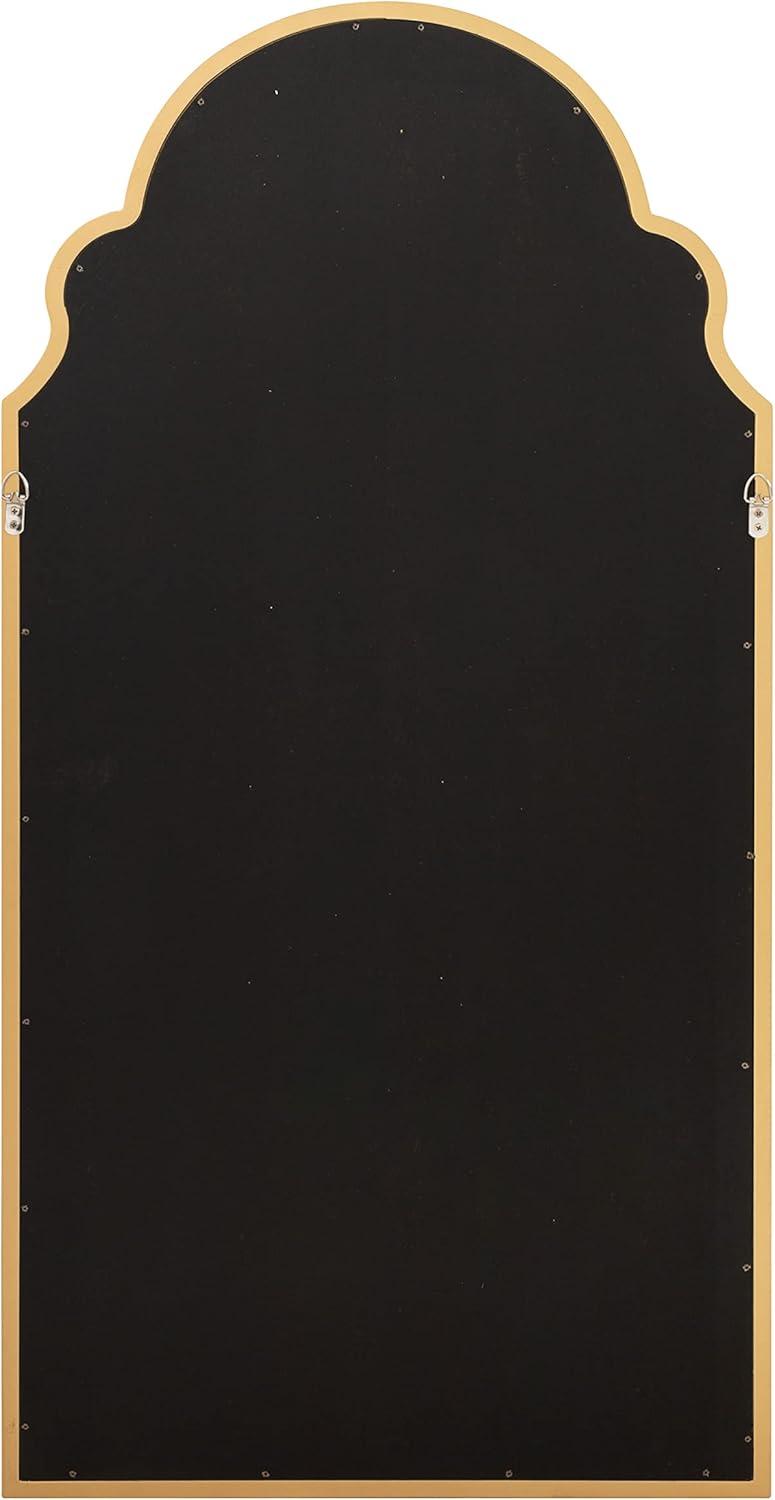 Kate and Laurel Hogan Arch MDF Full Length Mirror, 24x48, Gold