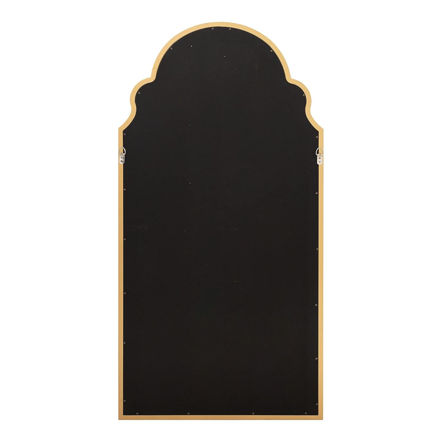 Kate and Laurel Hogan Arch MDF Full Length Mirror, 24x48, Gold