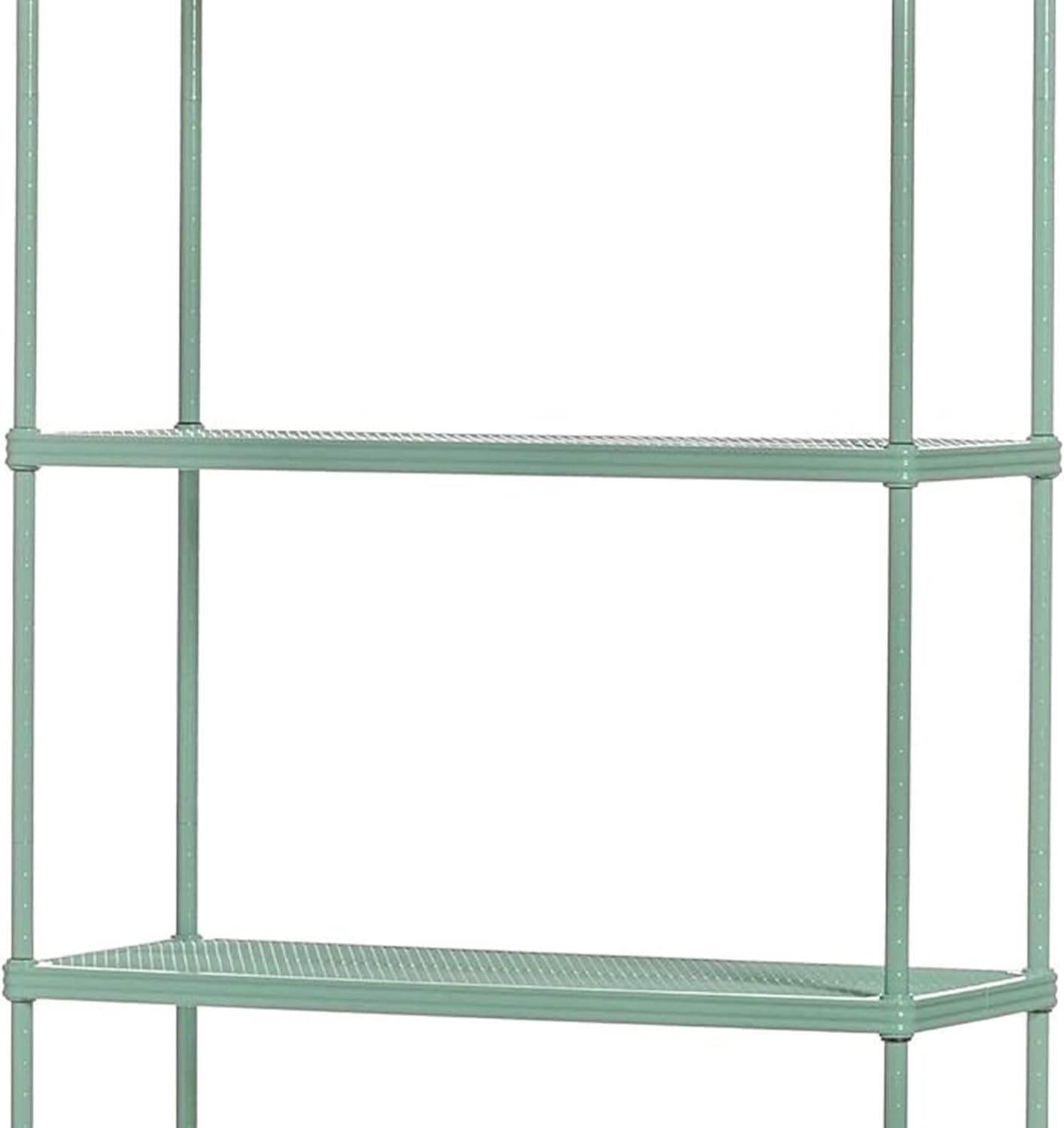 Design Ideas MeshWorks 5 Tier Metal Storage Shelving Unit Rack Bookshelf