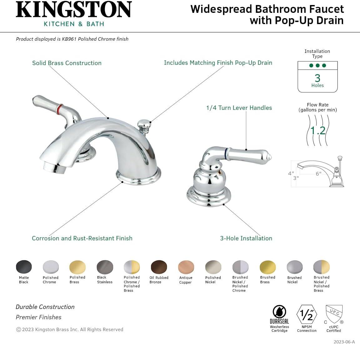 Magellan 8-inch Polished Nickel Widespread Bathroom Faucet