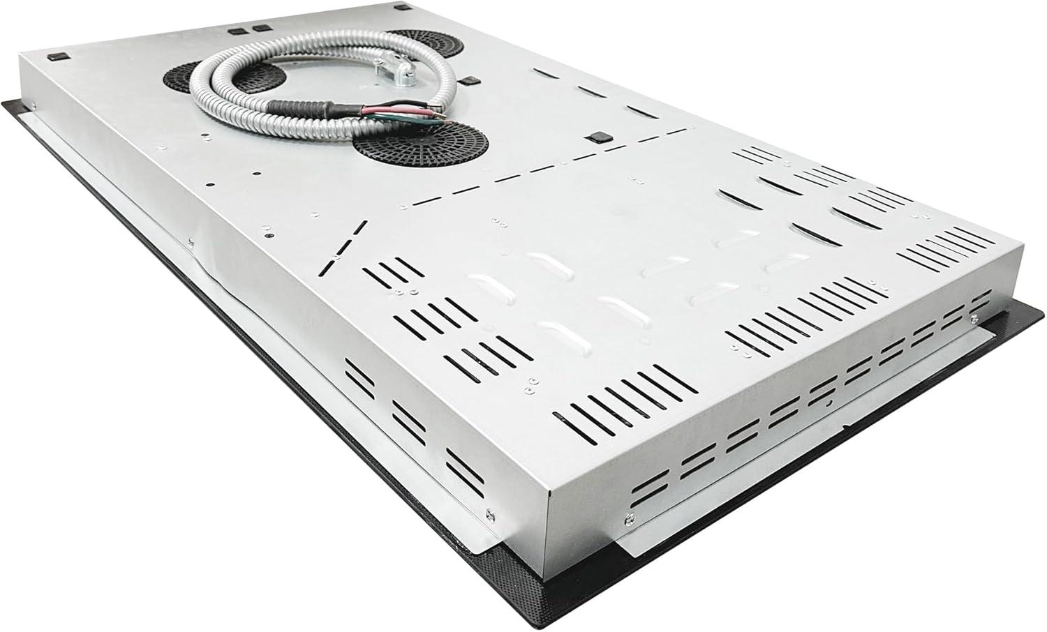 Equator Design 36" Electric Hybrid CERAMIC-INDUCTION 5 Burner Cooktop 220V