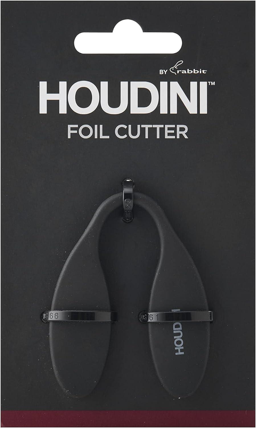 Houdini Black 2.5-inch Wine Bottle Foil Cutter