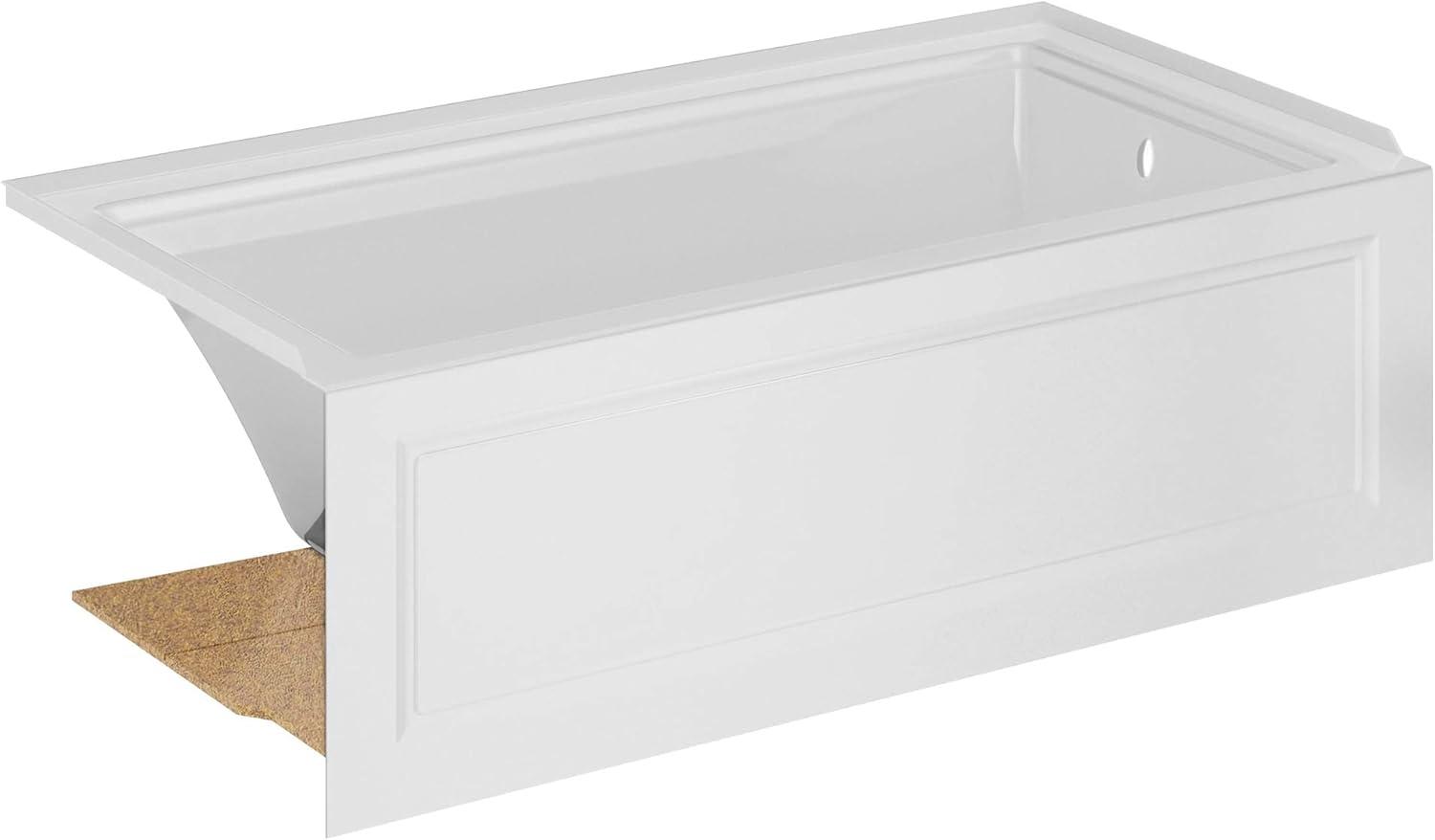 Town Square S 60'' x 32'' Alcove / Tile In Soaking Fiberglass Bathtub