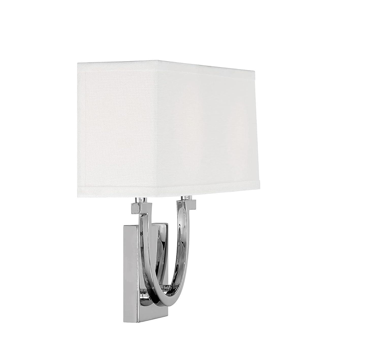 Willa Arlo™ Interiors Carlisle 2 - Light Dimmable Armed Sconce in Polished Nickel