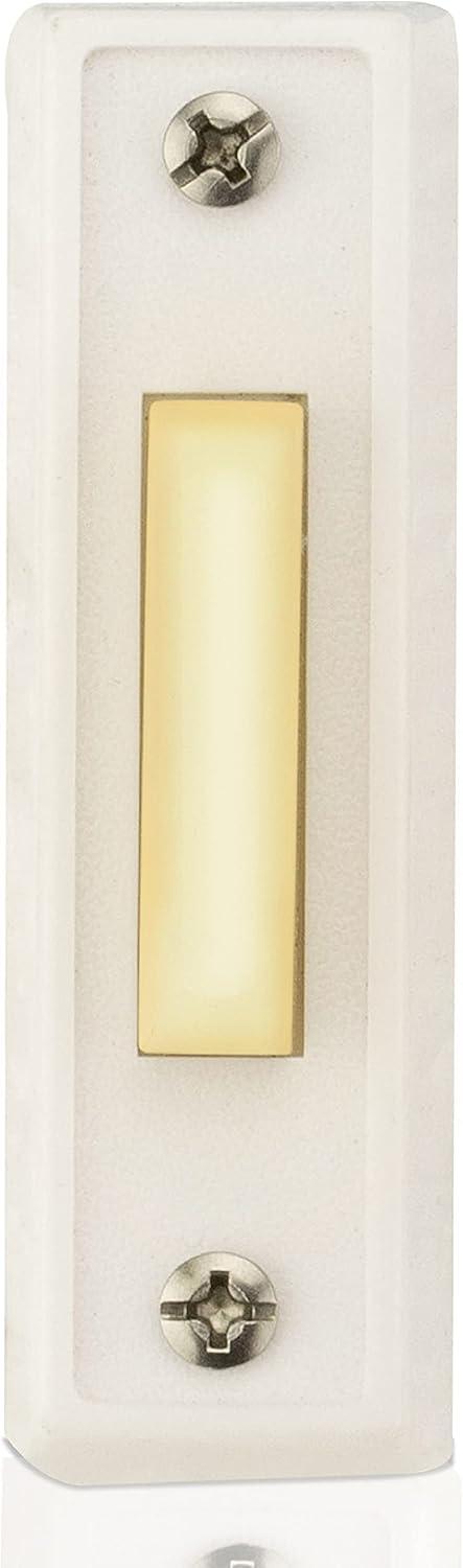 Newhouse Hardware White Doorbell replacement button