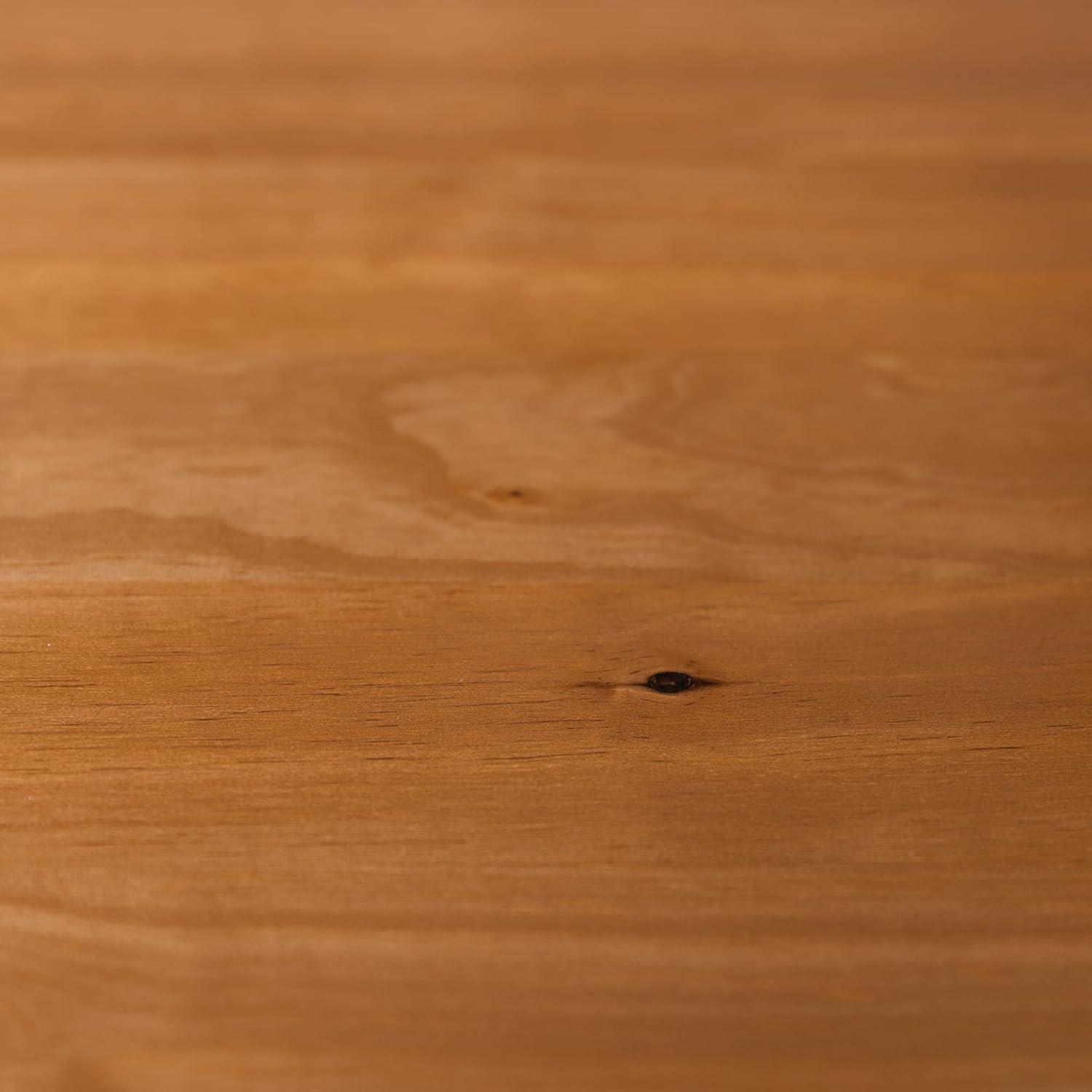 George Oliver Mid-Century Modern Solid Wood King Platform Bed Frame