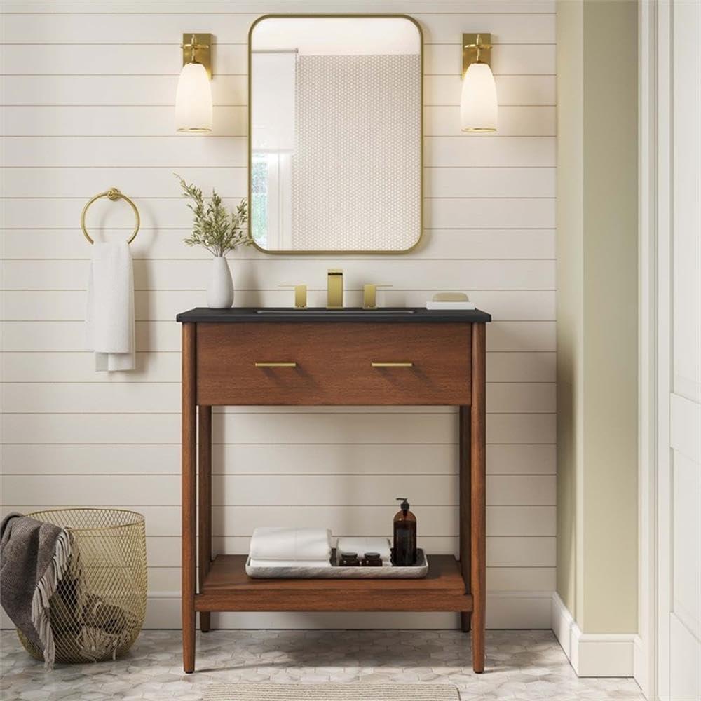Modway Modway Zaire 30'' Single Bathroom Vanity with Ceramic Top