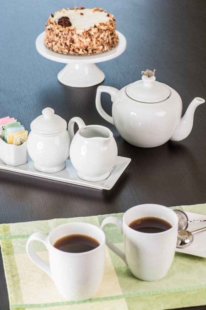 BIA Cordon Bleu BIA Cordon Bleu 2 pc Bistro Porcelain Covered Sugar Bowl and Creamer Set