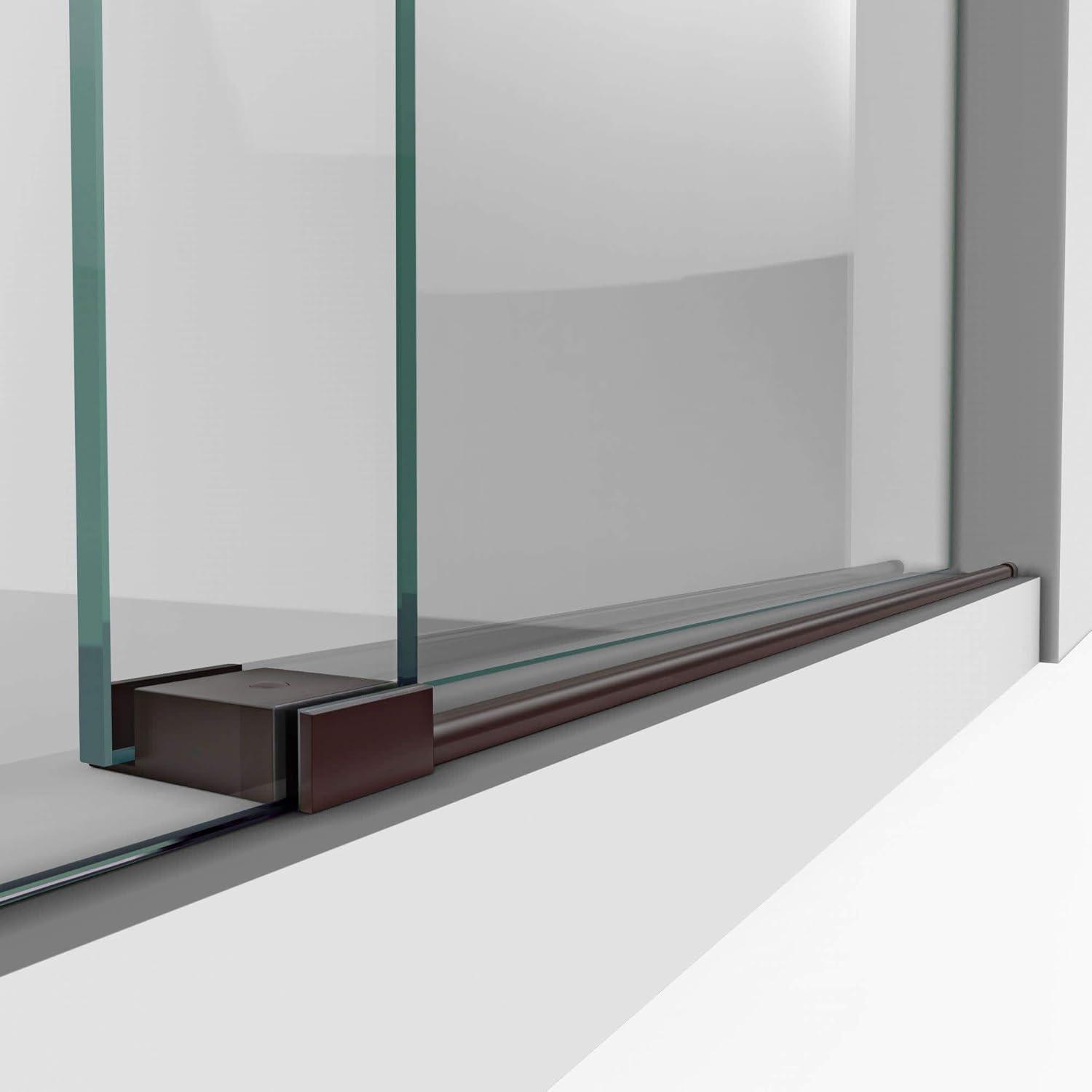 Enigma-XO Single 60.37" W x 34.5" D x 76'' H Frameless Shower Enclosure