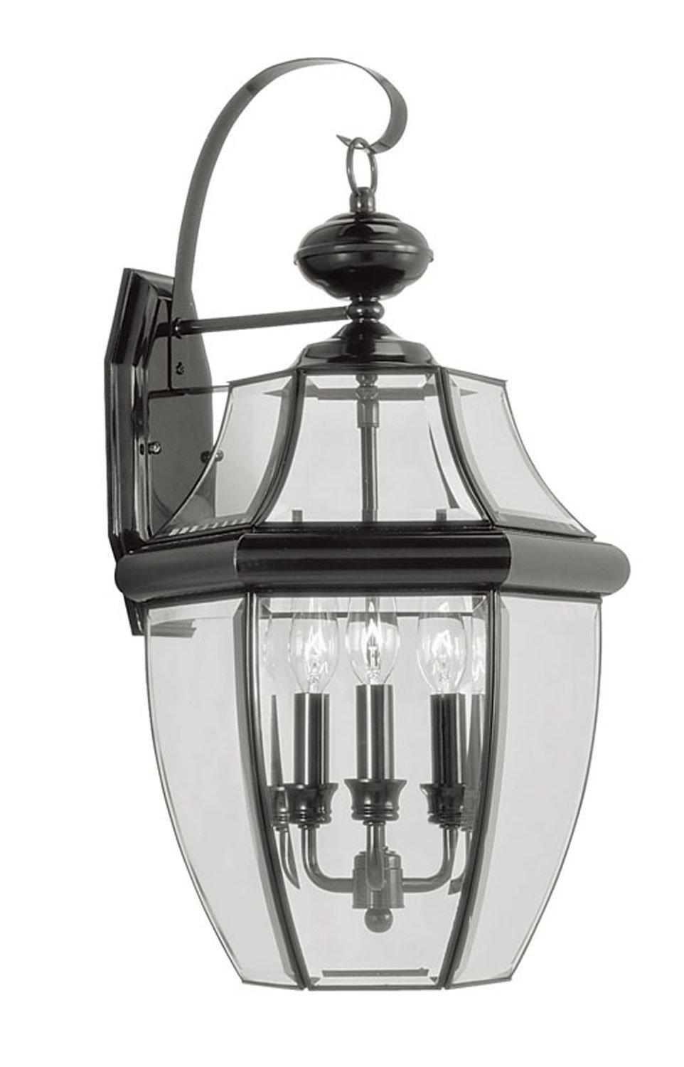 Livex Lighting Monterey 3 - Light Wall Light in  Black