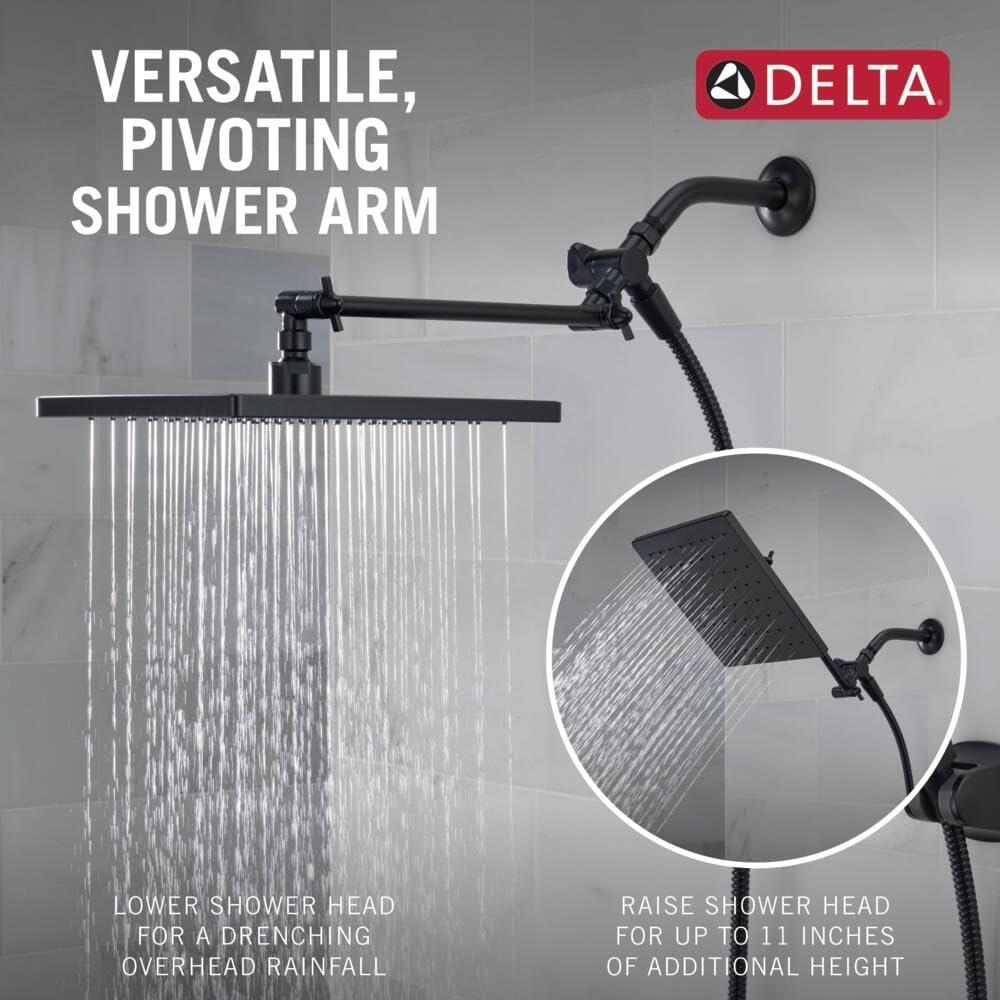 10-inch Raincan Shower Head and Hand Held Shower Combo, Rainfall Shower Head and Hand Shower