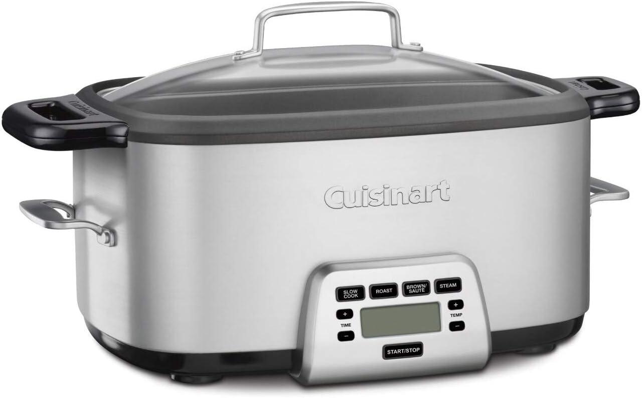 Blue 6.3 Qt Cast Aluminum Multi-Cooker with Digital Display and Timer