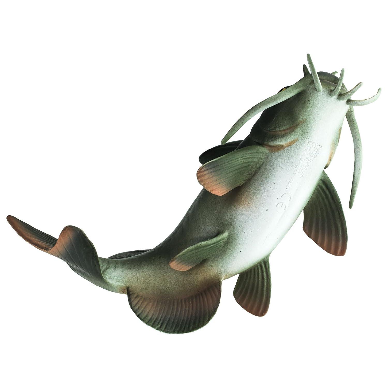 Safari Ltd. Catfish Figurine - Realistic 6" Fish Figure - Educational Toy for Boys, Girls, and Kids Ages 3+