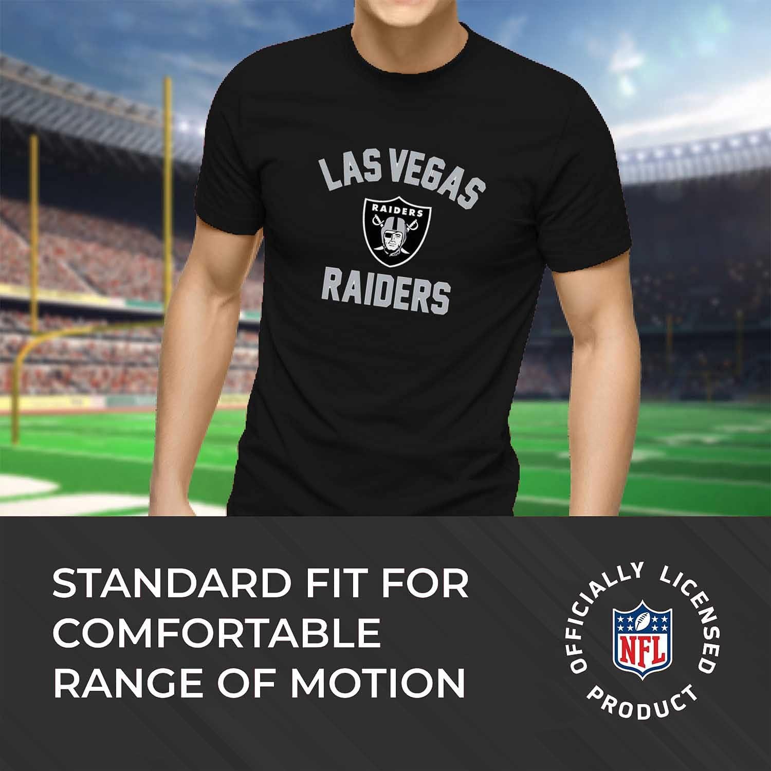 Team Fan Apparel NFL Adult Gameday T-Shirt - Cotton Blend - Tagless - Semi-Fitted - Unleash Your Team Spirit During Game Day