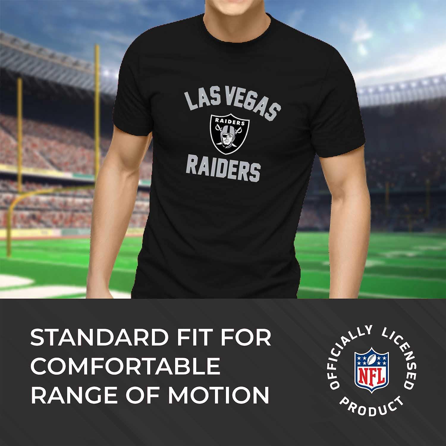 Team Fan Apparel NFL Adult Gameday T-Shirt - Cotton Blend - Tagless - Semi-Fitted - Unleash Your Team Spirit During Game Day